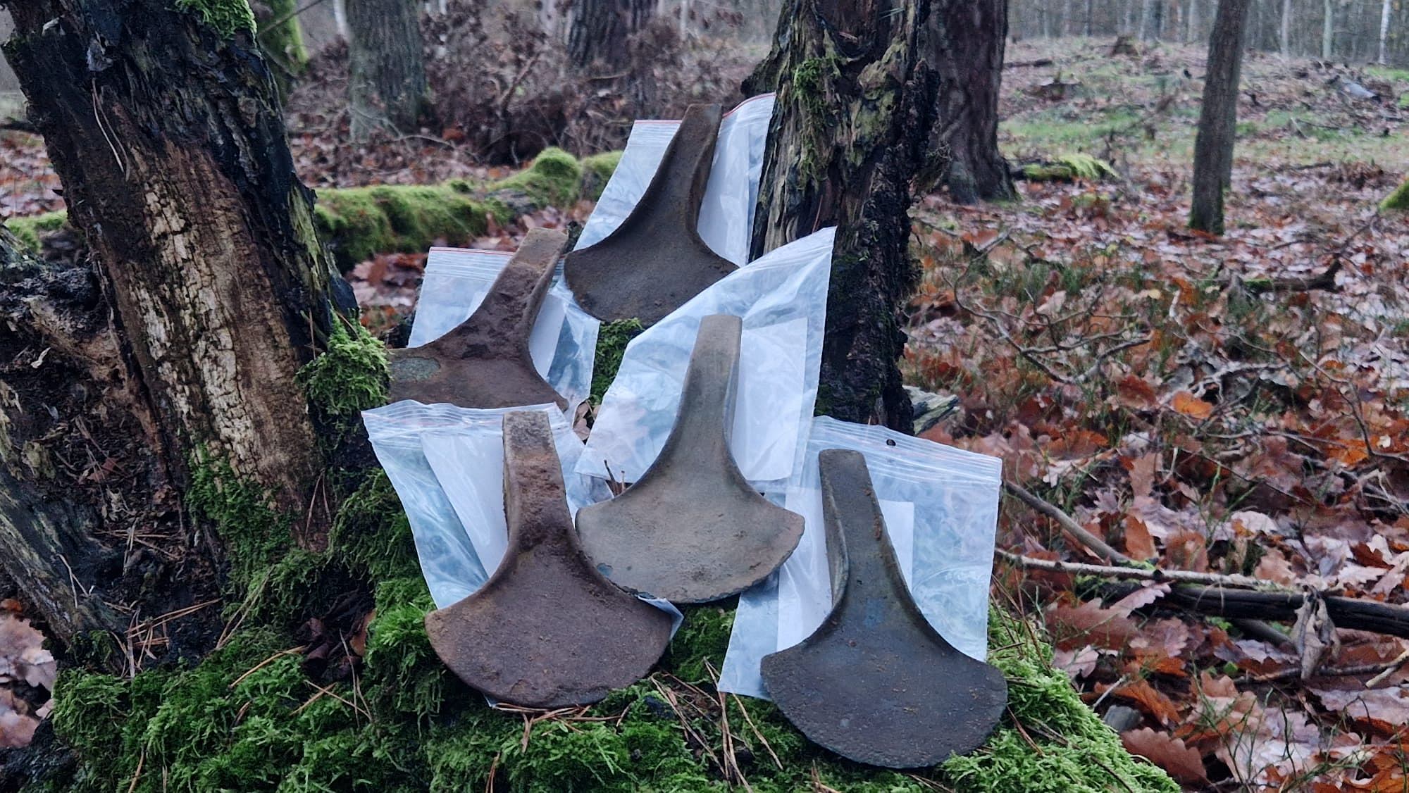 Detectorist discovers unique depot of broad bronze axes